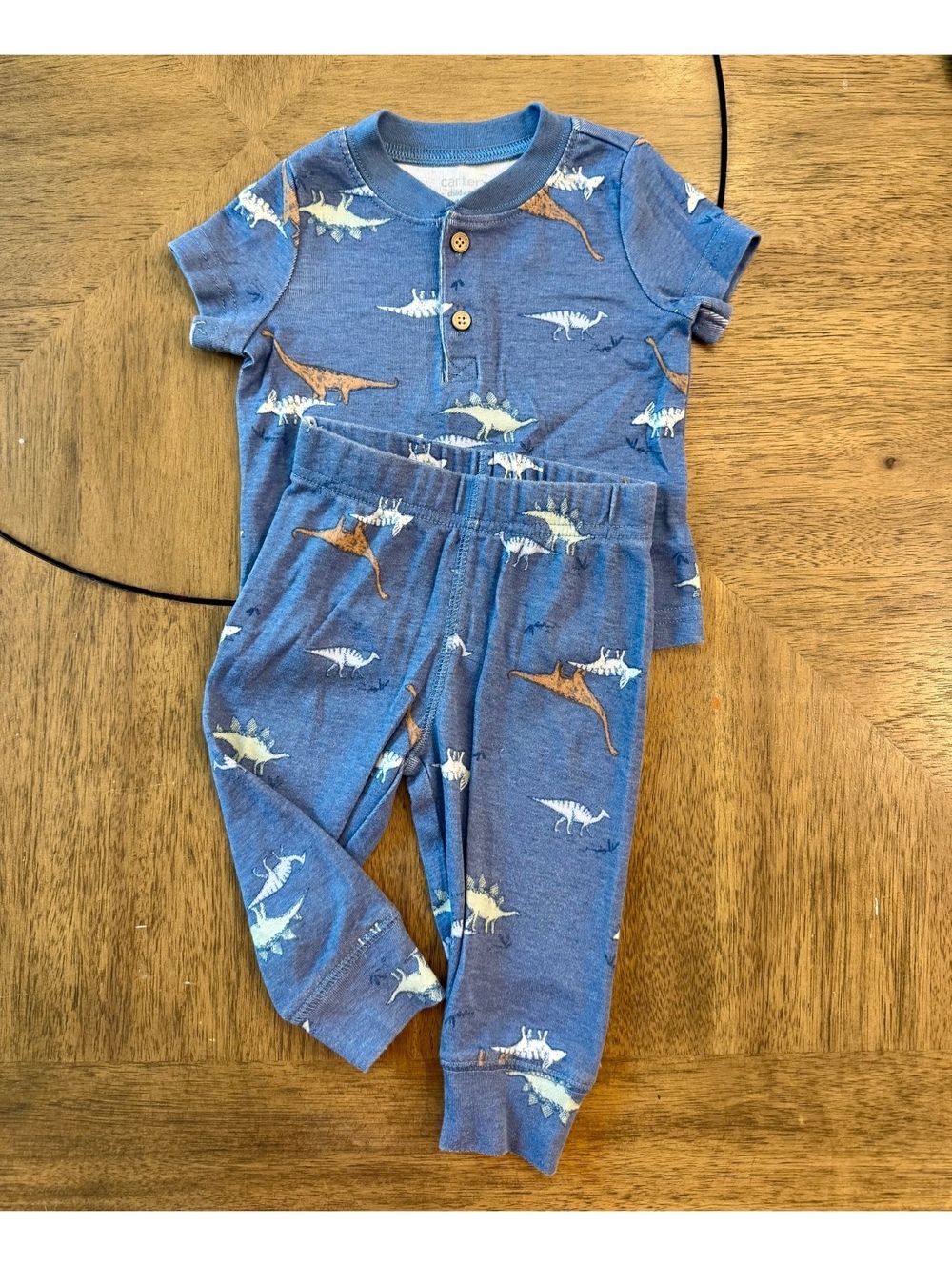 Carter's Baby Dinosaur Print Two-Piece Pajama Set 6-9 Months